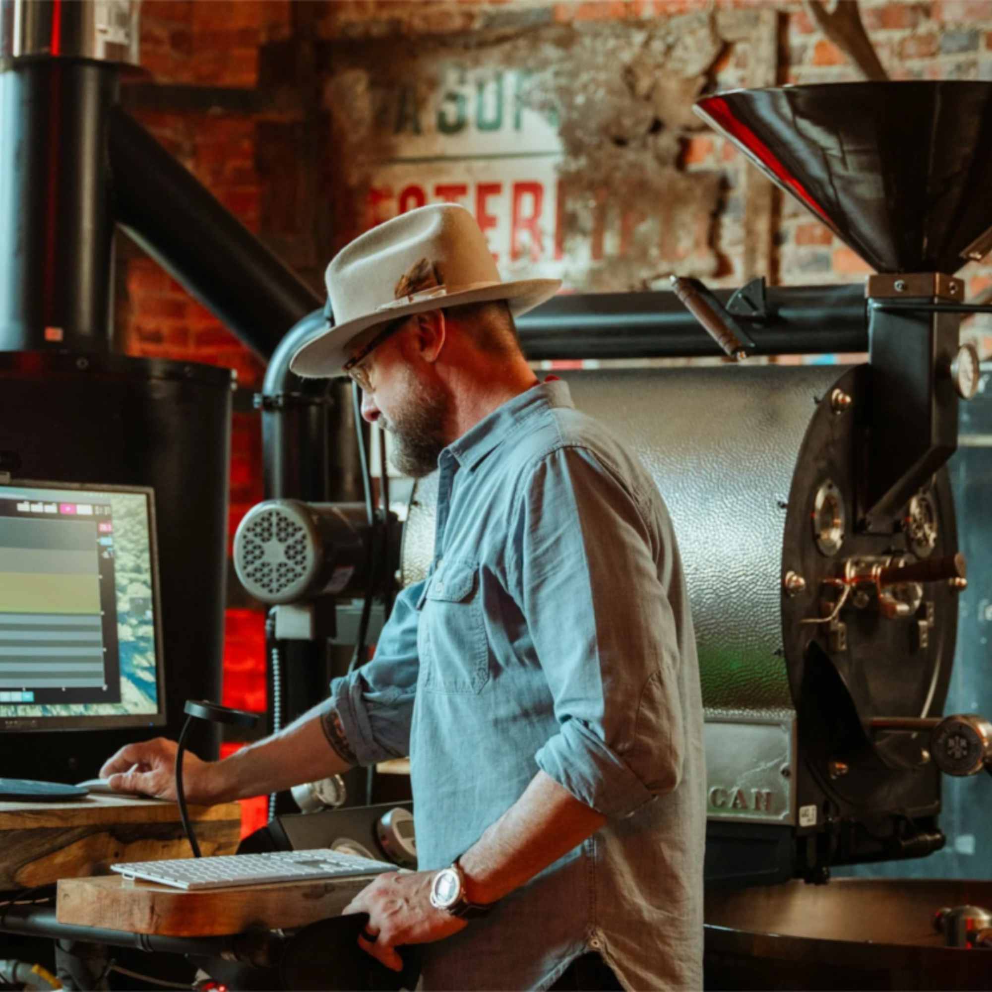 Matt King of Blue Ridge Bootleg Coffee